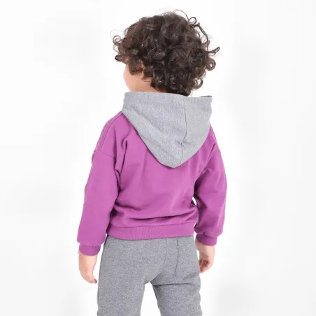 Hoodie bébé avec poche à rabat - KONTAKT