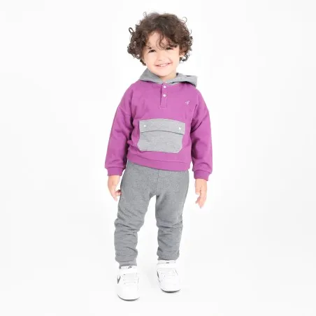 Hoodie bébé avec poche à rabat - KONTAKT