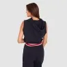 Hoodie crop femme sans manches - KONTAKT