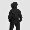Hoodie crop zippé femme avec détails couture - KONTAKT