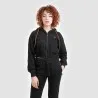 Hoodie crop zippé femme avec détails couture - KONTAKT