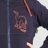 Hoodie crop zippé fille CAMEL - KONTAKT
