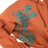 Hoodie femme manches poète CACTUS - KONTAKT
