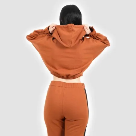 Hoodie femme manches poète CACTUS - KONTAKT
