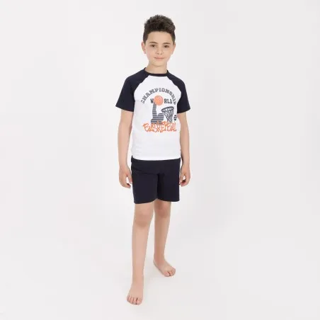 Ensemble garçon manches raglan et short BASKETBALL - KONTAKT