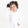 Grenouillère bébé avec bouton imprimé flower - KONTAKT