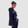 Hoodie crop femme LIVING MORE SUSTAINABLY - KONTAKT