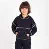 Hoodie garçon oversized avec piping contrasté - KONTAKT