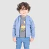 Hoodie zippé bébé manches tombantes - KONTAKT