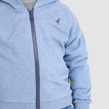Hoodie zippé bébé manches tombantes - KONTAKT