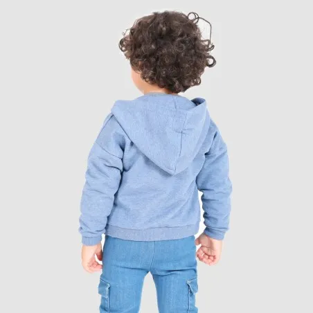 Hoodie zippé bébé manches tombantes - KONTAKT