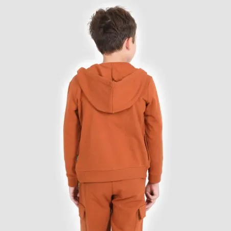 Hoodie zippé garçon avec broderie - KONTAKT
