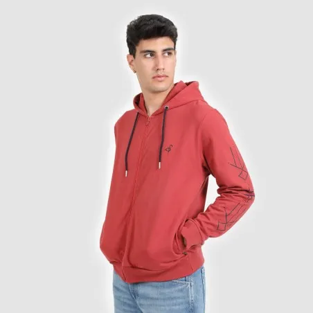 Hoodie zippé homme POUVOIR & PUISSANCE - KONTAKT