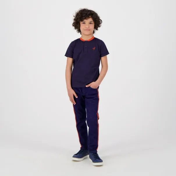 Jeans slim garçon avec bande coté - KONTAKT