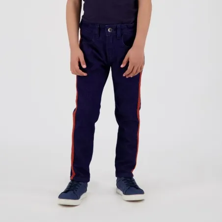 Jeans slim garçon avec bande coté - KONTAKT