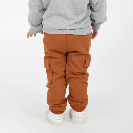 Jogger cargo bébé avec ceinture en cote - KONTAKT