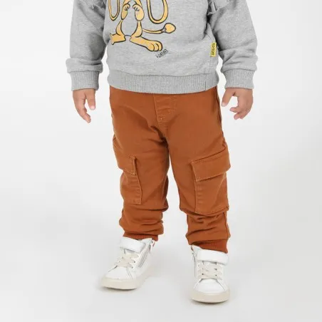 Jogger cargo bébé avec ceinture en cote - KONTAKT