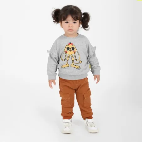 Jogger cargo bébé avec ceinture en cote - KONTAKT