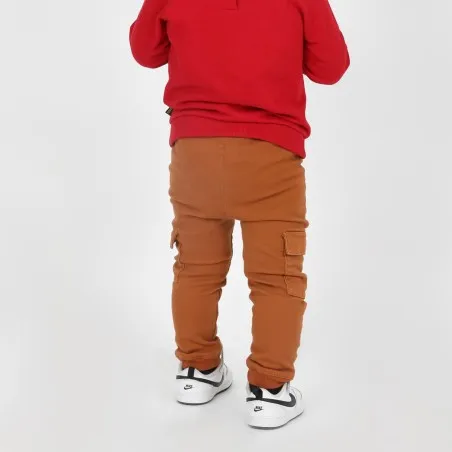 Jogger cargo bébé avec ceinture en cote - KONTAKT
