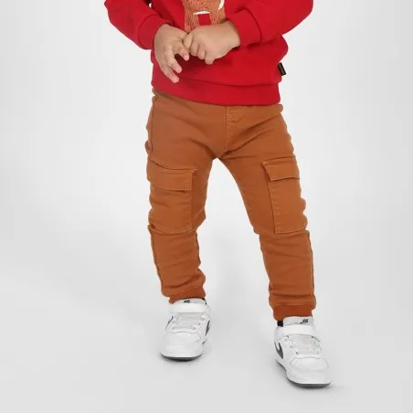Jogger cargo bébé avec ceinture en cote - KONTAKT