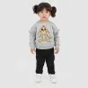 Jogger cargo bébé avec ceinture en cote en jeans - KONTAKT
