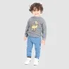 Jogger cargo bébé avec ceinture en cote en jeans - KONTAKT