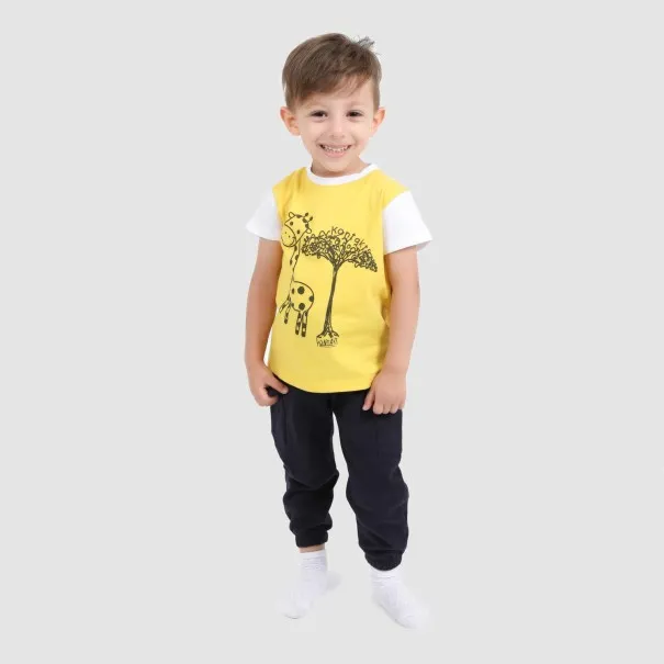 Jogger cargo bébé avec cordon - KONTAKT