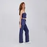 Jogger délavé jambe droite femme avec poches plaquées - KONTAKT