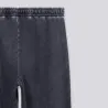 Jogger délavé jambe droite femme avec poches plaquées - KONTAKT