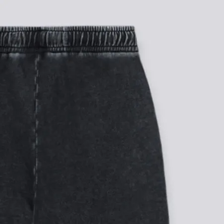 Jogger délavé jambe droite fille avec poches plaquées - KONTAKT