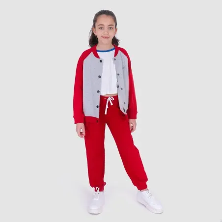 Jogger fille avec poches cargo - KONTAKT