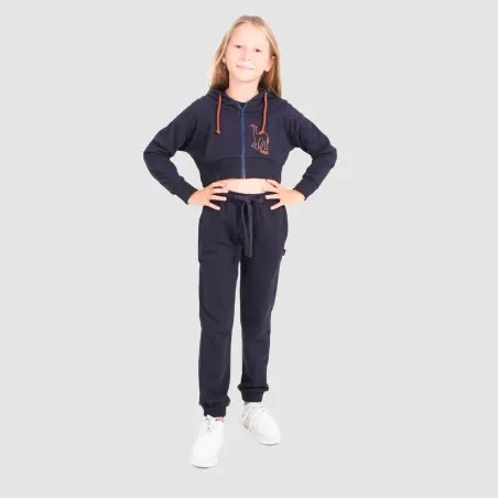 Jogger fille en molleton - KONTAKT
