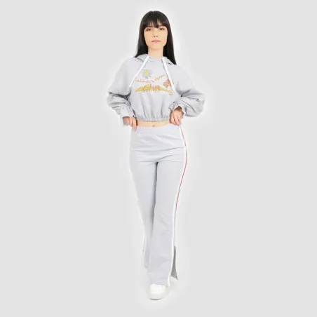 Jogger flare femme avec bande contrasté - KONTAKT