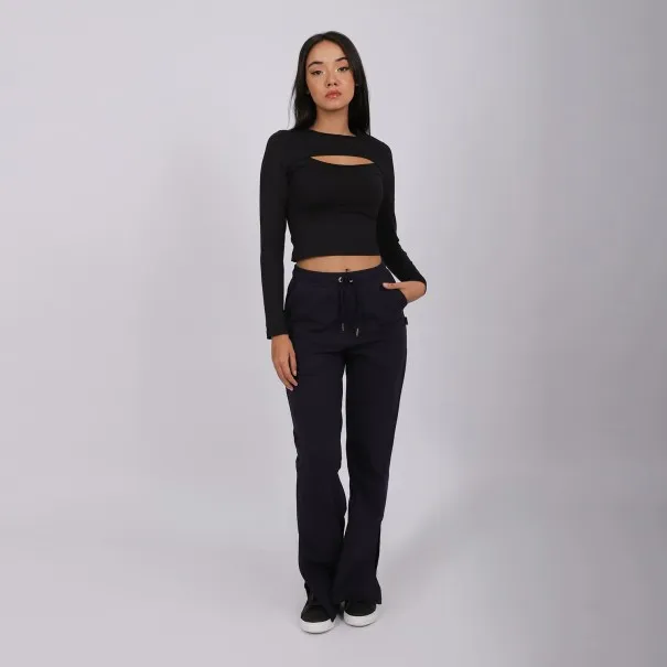 Jogger flare femme avec fente coté - KONTAKT