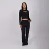 Jogger flare femme avec fente coté - KONTAKT