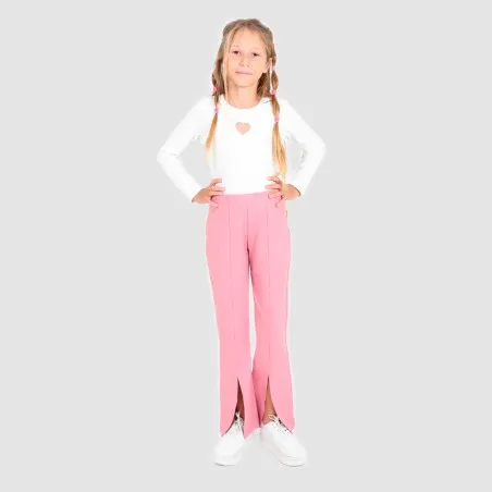 Jogger flare fille avec fentes devant - KONTAKT