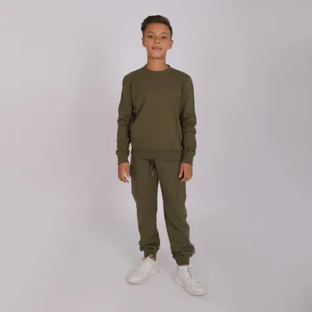 Jogger garçon avec poches cargo en molleton - KONTAKT