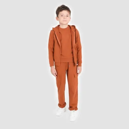 Jogger garçon avec poches cargo et revers - KONTAKT