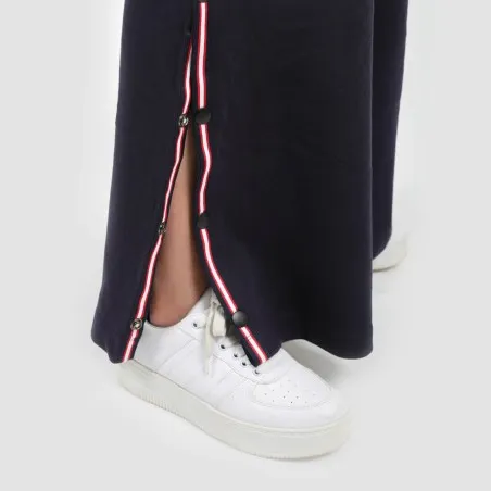 Jogger wide leg femme avec boutons pression - KONTAKT