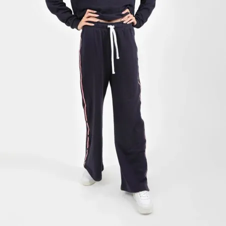 Jogger wide leg femme avec boutons pression - KONTAKT