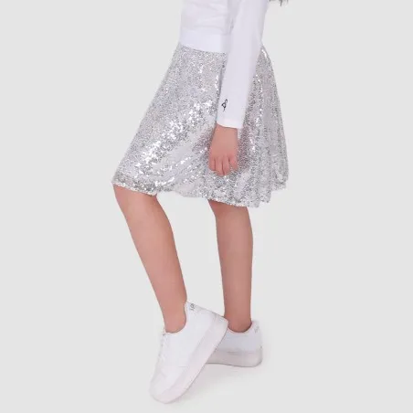 Jupe fille en tulle et élastique scintillant - KONTAKT