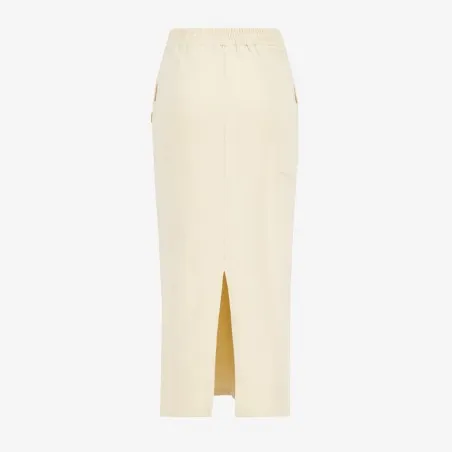 Jupe midi femme avec bande à la taille croisée - KONTAKT