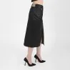 Jupe midi femme effet cuir- MIRA - KONTAKT