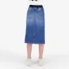 Jupe midi fille en jeans - KONTAKT