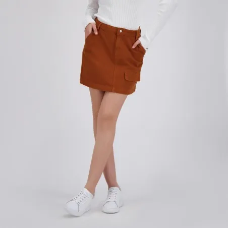 Jupe mini femme avec poche à rabat - MARAM - KONTAKT