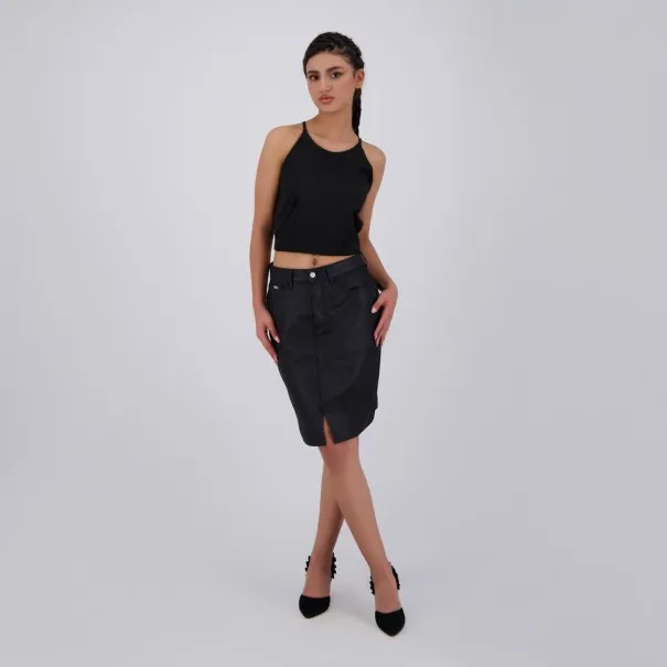 Jupe mini femme effet cuir- MIRA - KONTAKT