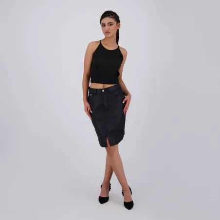 Jupe mini femme effet cuir- MIRA - KONTAKT