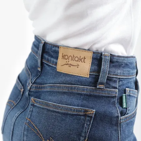 Jupe mini femme en jeans- MINA - KONTAKT