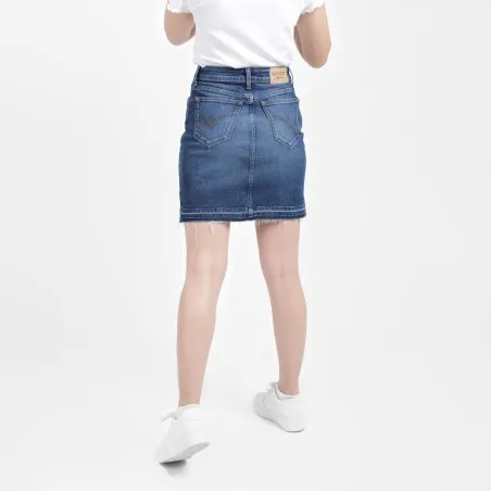 Jupe mini femme en jeans- MINA - KONTAKT