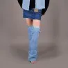 Jupe mini femme UPCYCLING METHODS - TUNIS FASHION WEEK 2024 - KONTAKT